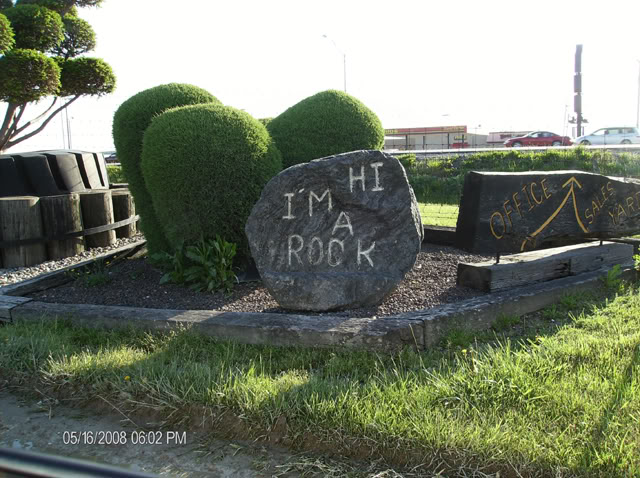I'm a rock