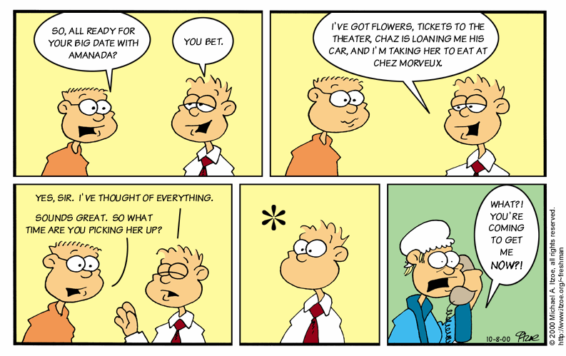 Comic for Sunday, October 8, 2000