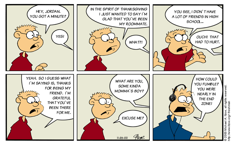 Comic for Sunday, November 26, 2000