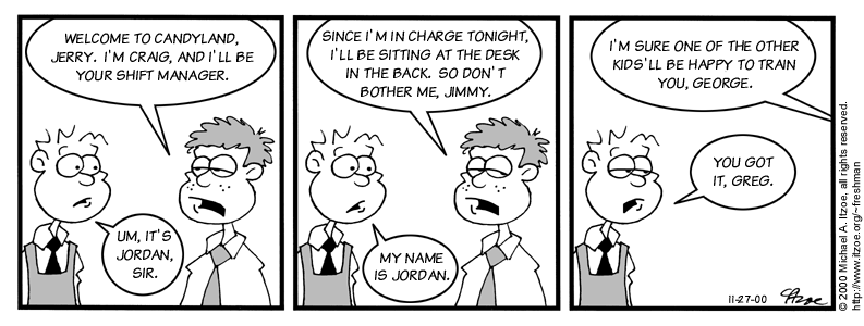 Comic for Monday, November 27, 2000