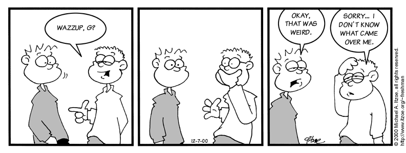 Comic for Thursday, December 7, 2000