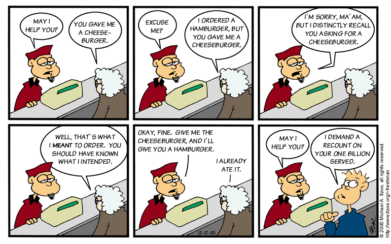 Comic for Sunday, December 17, 2000