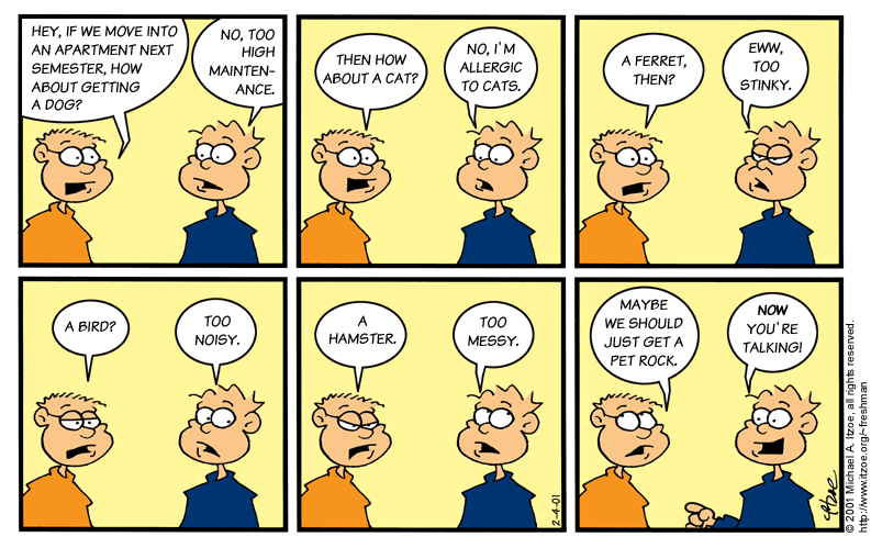 Comic for Sunday, February 4, 2001