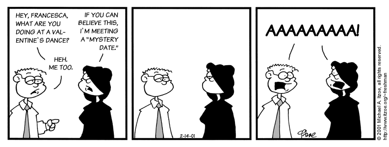 Comic for Wednesday, February 14, 2001