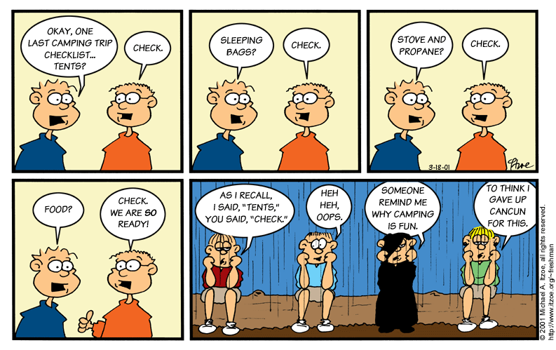 Comic for Sunday, March 18, 2001