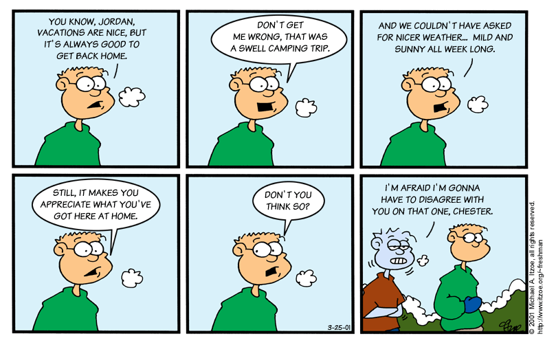 Comic for Sunday, March 25, 2001